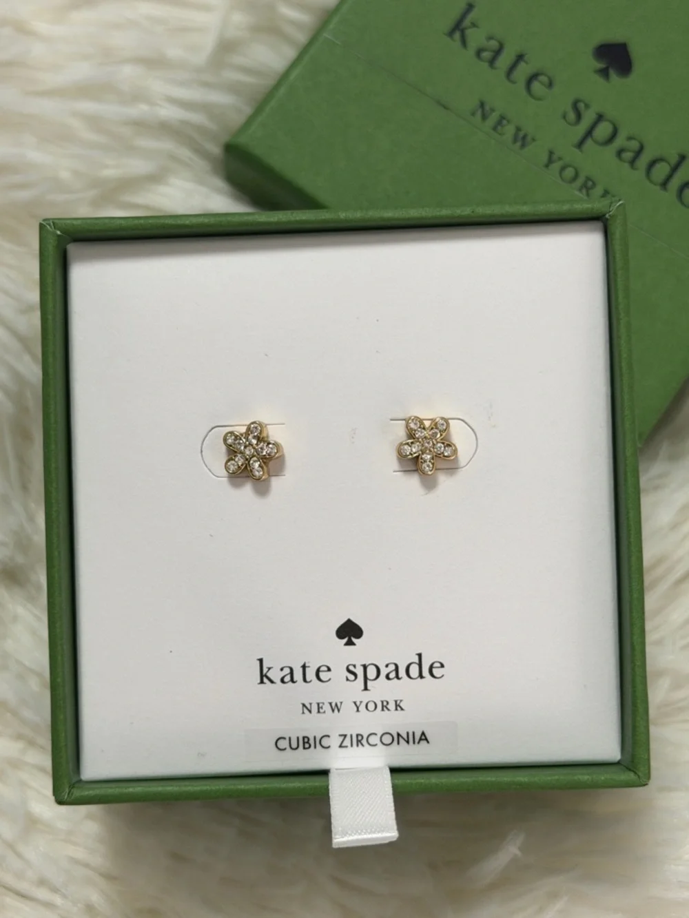 kate spade Gold Flower Stud Earrings